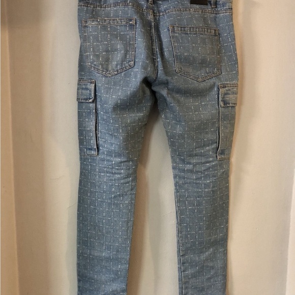 Alyx check logo cargo denim - Picture 3 of 5